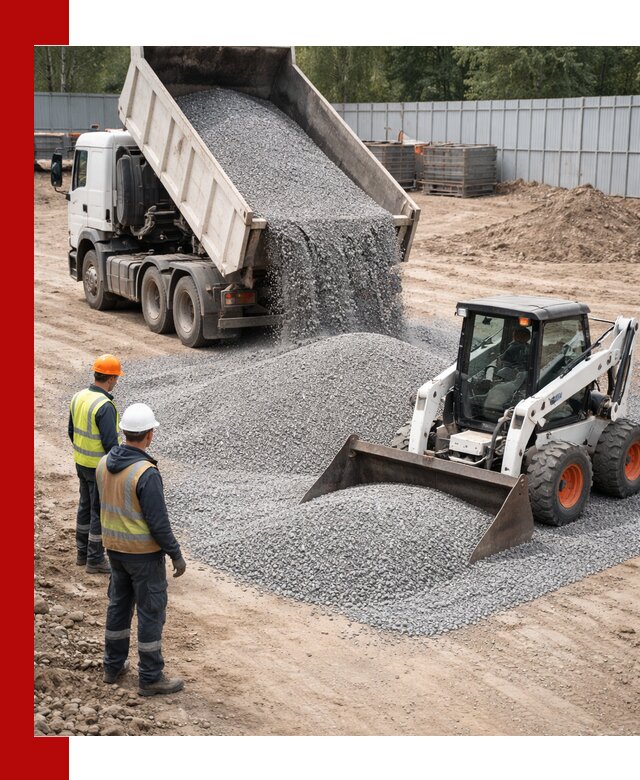 Доставка и продажа гранитного щебня фракции 0-5 в Советской Гавани