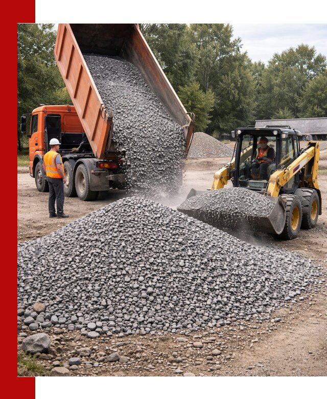 Купить гранитный щебень фракции 5–10 в Советской Гавани с доставкой