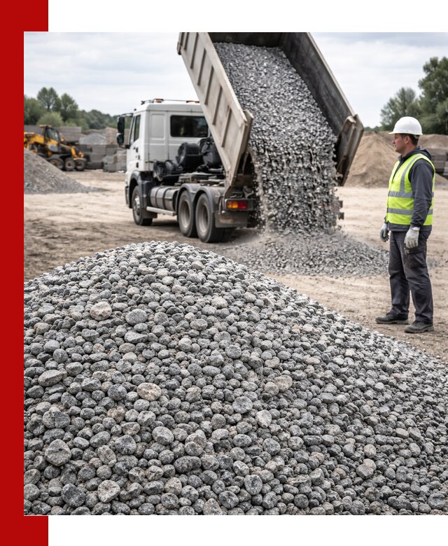 Доставка и продажа гранитного щебня фракции 5-20 в Советской Гавани