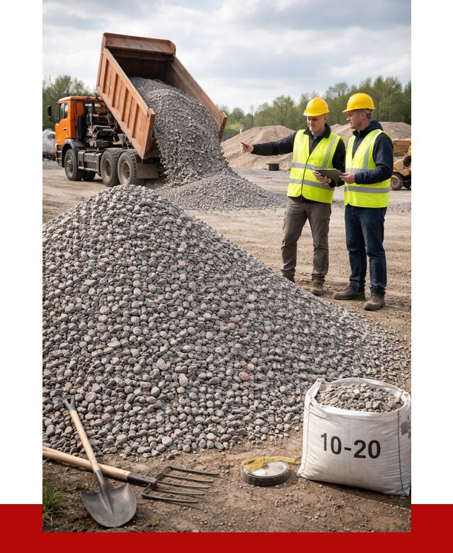 Гранитный щебень фракция 10-20 в Советской Гавани от 4363 руб.|ПРОНЕРУДСвс