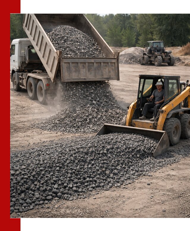 Гранитный щебень фракция 40-70 с доставкой в Советской Гавани