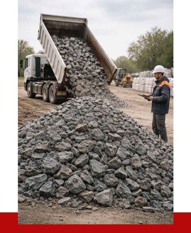 Гранитный щебень фракция 100-200 в Советской Гавани от 4363 р. ПРОНЕРУДСвс