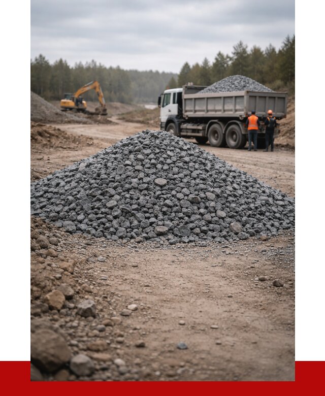 Щебень габбро диабаз фракция 40-70 в Советской Гавани от 2286 р-ПРОНЕРУДСвс