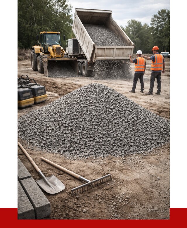 Гравийный щебень купить в Советской Гавани от 2286 р. ПРОНЕРУДСвс