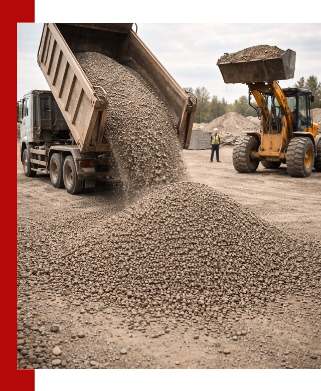 Гравийный щебень фракция 3–10 с доставкой в Советской Гавани