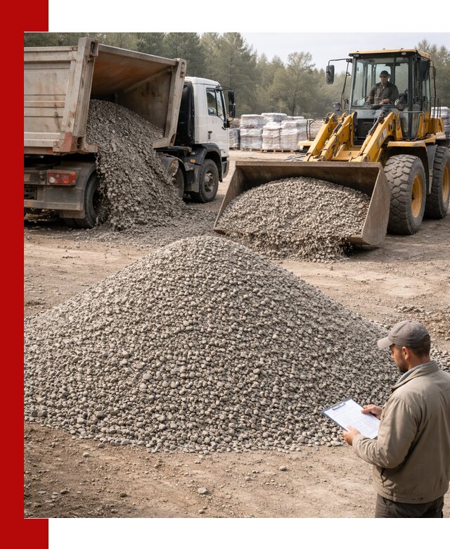 Гравийный щебень фракция 5–10 с доставкой в Советской Гавани