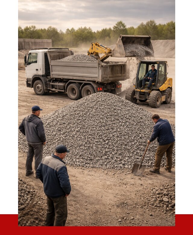 Гравийный щебень фракция 5-20 в Советской Гавани от 2493 р. ПРОНЕРУДСвс