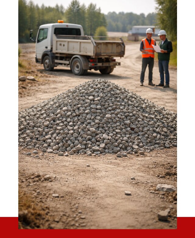 Гравийный щебень фракция 20-40 в Советской Гавани от 1247 р. | ПРОНЕРУДСвс