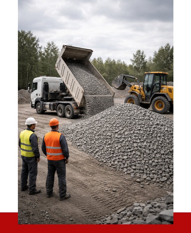 Гравийный щебень фракция 40-70 в Советской Гавани от 9870р | ПРОНЕРУДСвс