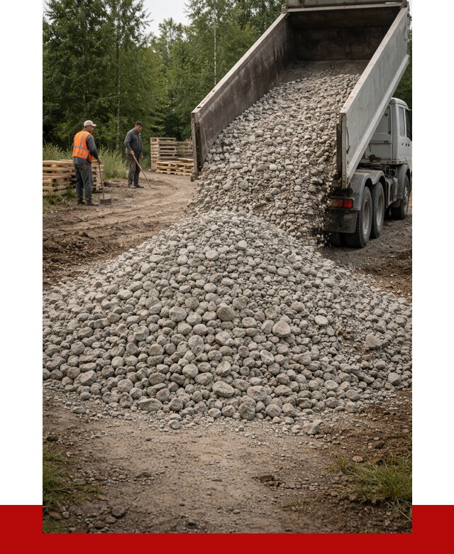 гравийный щебень фракция 70-120 в Советской Гавани от 2545 р. ПРОНЕРУДСвс