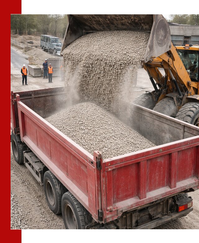 Купить известняковый щебень фракции 0-5 с доставкой в Советской Гавани