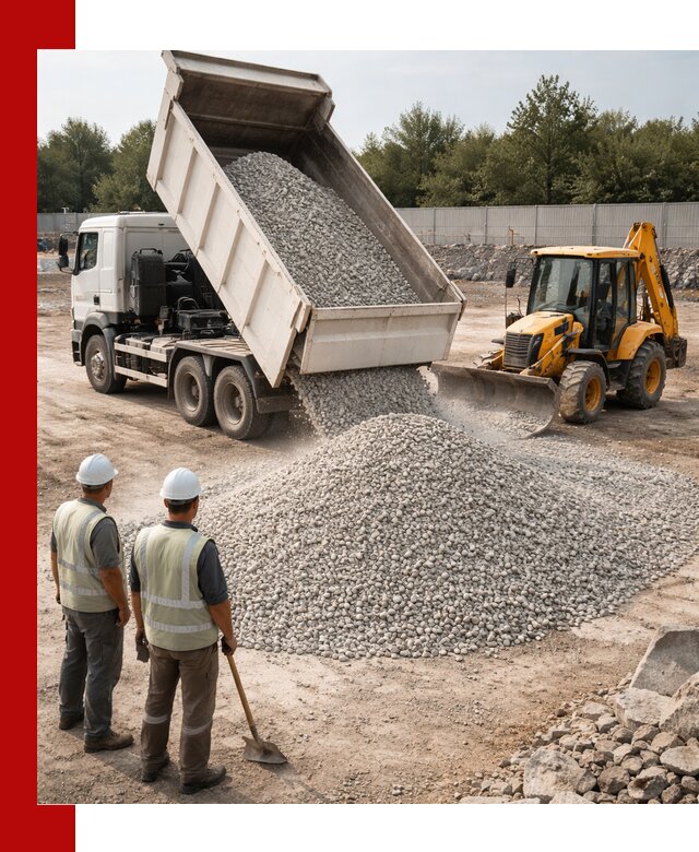 Купить известняковый щебень фракции 5–10 мм с доставкой в Советской Гавани