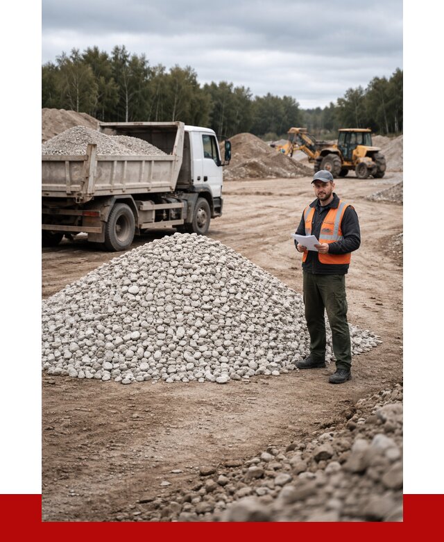 Доломитовый щебень в Советской Гавани купить от 2286 р., ПРОНЕРУДСвс