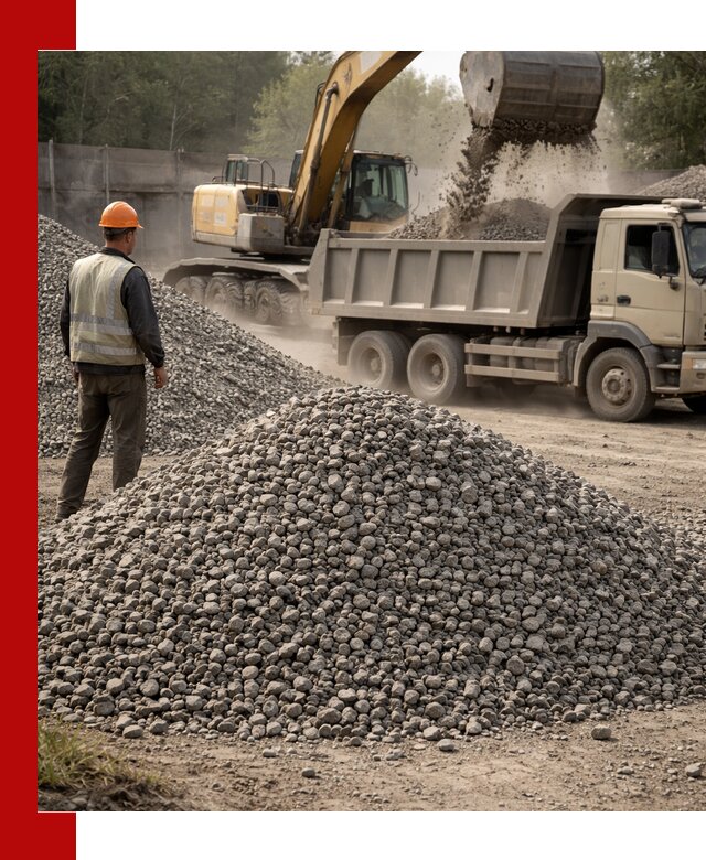 Шлаковый щебень фракция 5-20 с доставкой в Советской Гавани