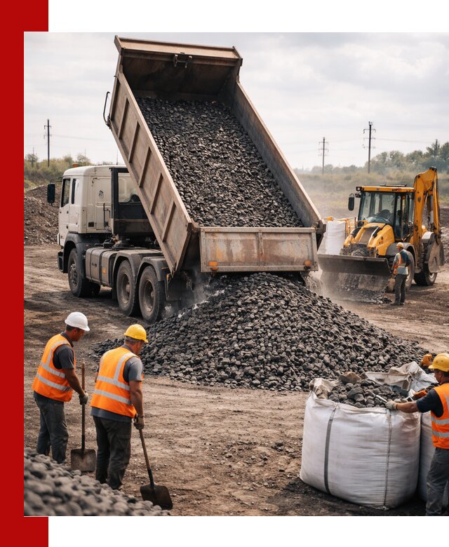 Шлаковый щебень фракция 40-70 с доставкой в Советской Гавани