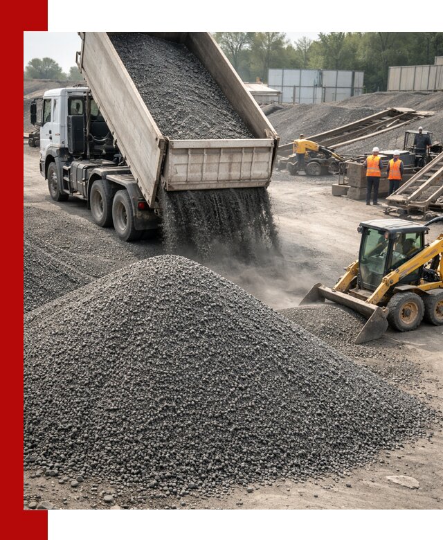 Вторичный щебень фракция 0–5 с доставкой в Советской Гавани