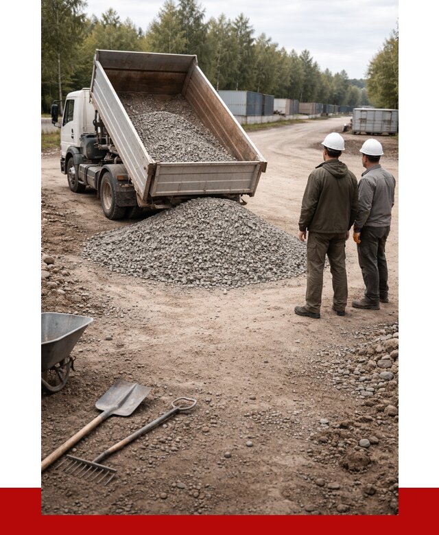 Бетонный щебень фракция 5-20 в Советской Гавани от 3324 р., ПРОНЕРУДСвс