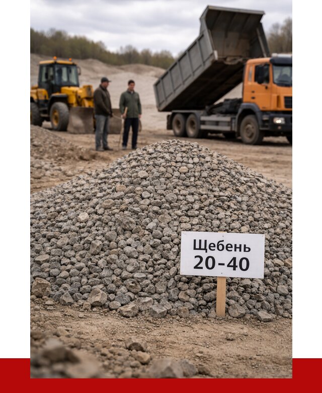 Бетонный щебень фракция 20-40 в Советской Гавани от 2545 р. | ПРОНЕРУДСвс