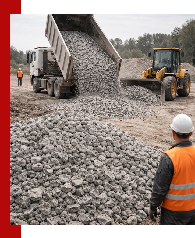 Доставка бетонного щебня фракции 20-40 в Советской Гавани
