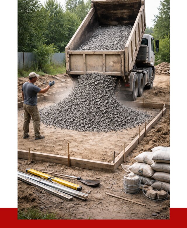 Купить щебень для фундамента в Советской Гавани от 4675 р. | ПРОНЕРУДСвс
