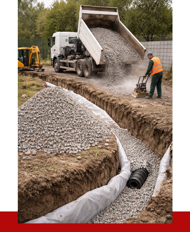 Щебень для дренажа в Советской Гавани от 1922 р., ПРОНЕРУДСвс доставка