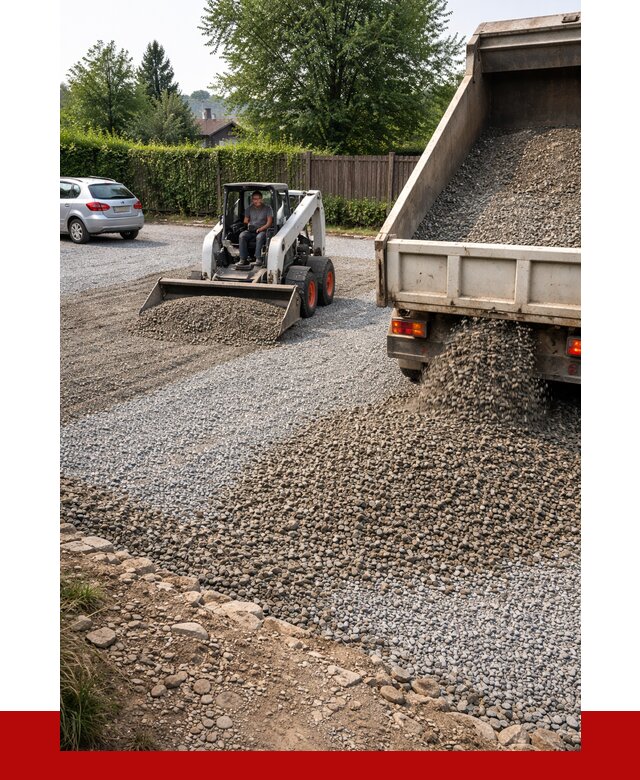 Щебень для парковки в Советской Гавани с доставкой от 1247 р.| ПРОНЕРУДСвс