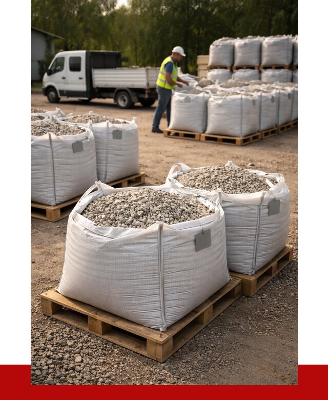 Щебень в мешках с доставкой в Советской Гавани от 4363 р. | ПРОНЕРУДСвс