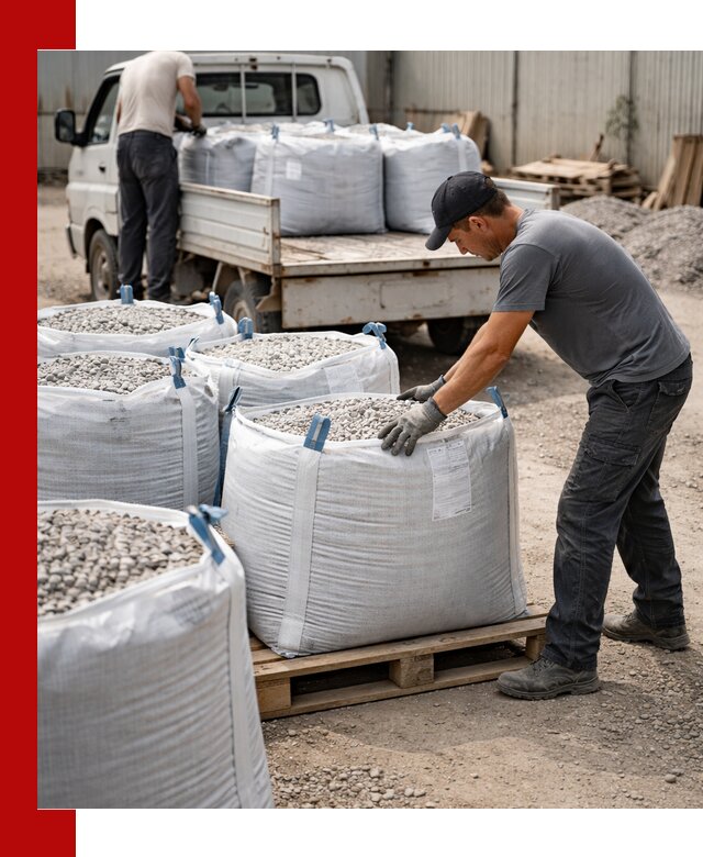 Доставка щебня в мешках по выгодным ценам в Советской Гавани