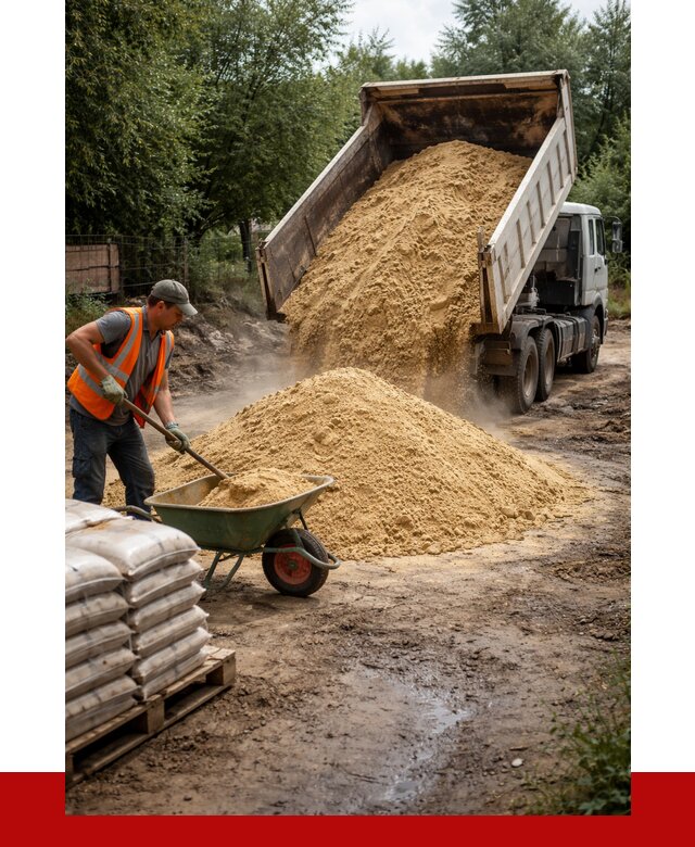 Купить песок с доставкой в Советской Гавани от 1870 р. | ПРОНЕРУДСвс