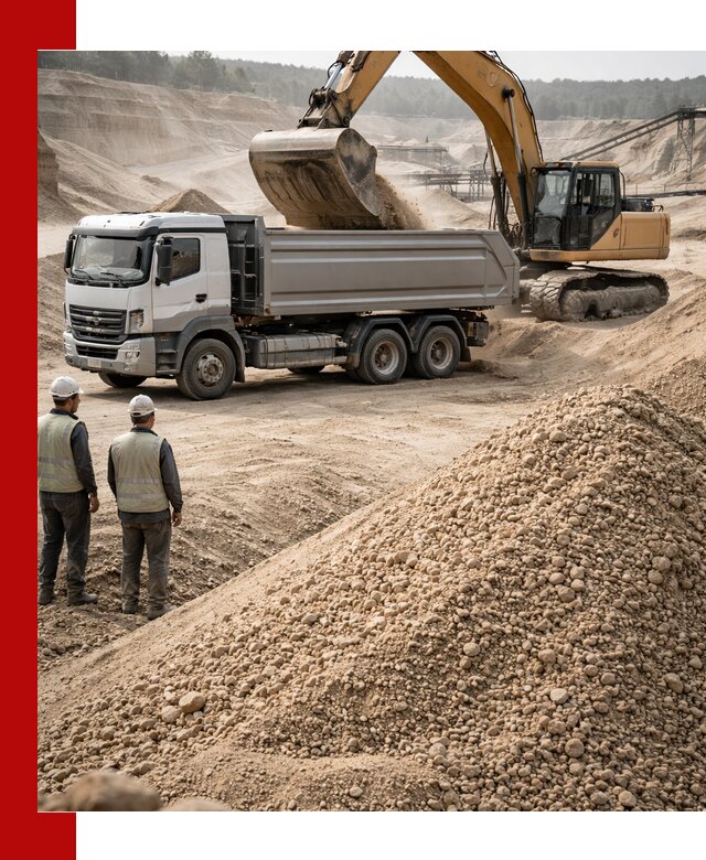 Карьерный крупнозернистый песок с доставкой в Советской Гавани