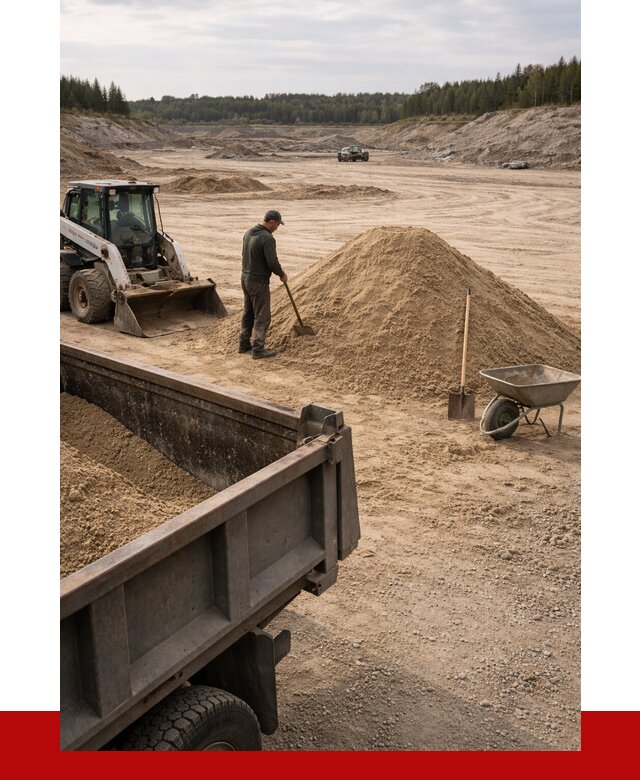 Карьерный песок среднезернистый в Советской Гавани, от 2286 р. ПРОНЕРУДСвс