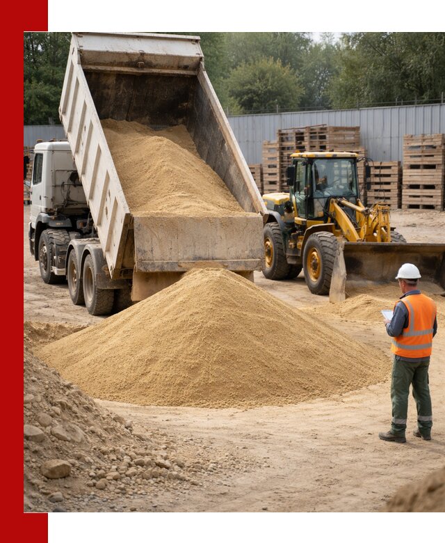 Доставка карьерного мелкозернистого песка в Советской Гавани