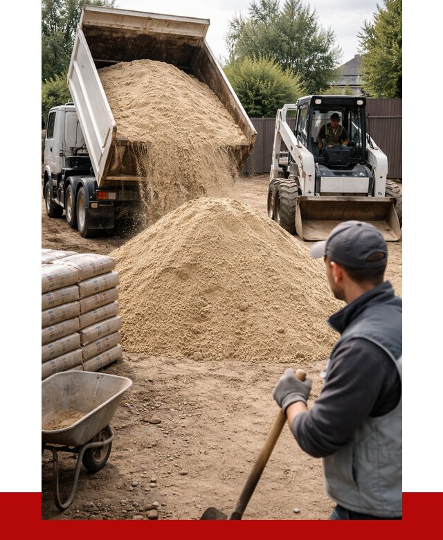 Мытый речной песок с доставкой в Советской Гавани от 1506 р. | ПРОНЕРУДСвс