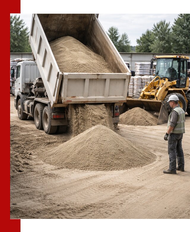 Поставка и доставка песка для бетона в Советской Гавани
