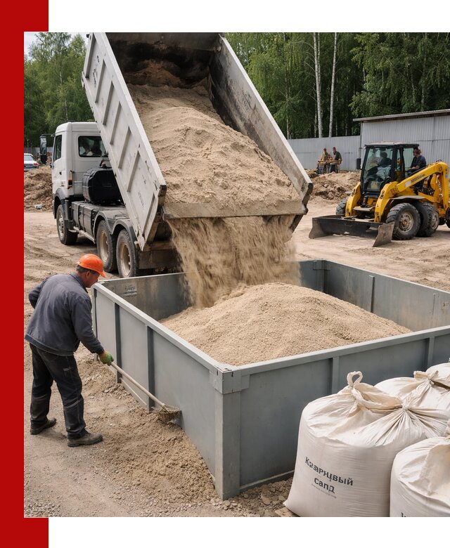 Кварцевый песок для фильтра в Советской Гавани — доставка и качество