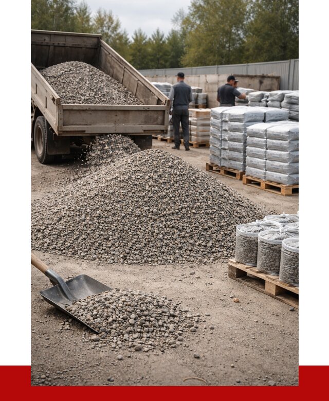Гравий фракция 5-20 в Советской Гавани купить от 2389 р. ПРОНЕРУДСвс