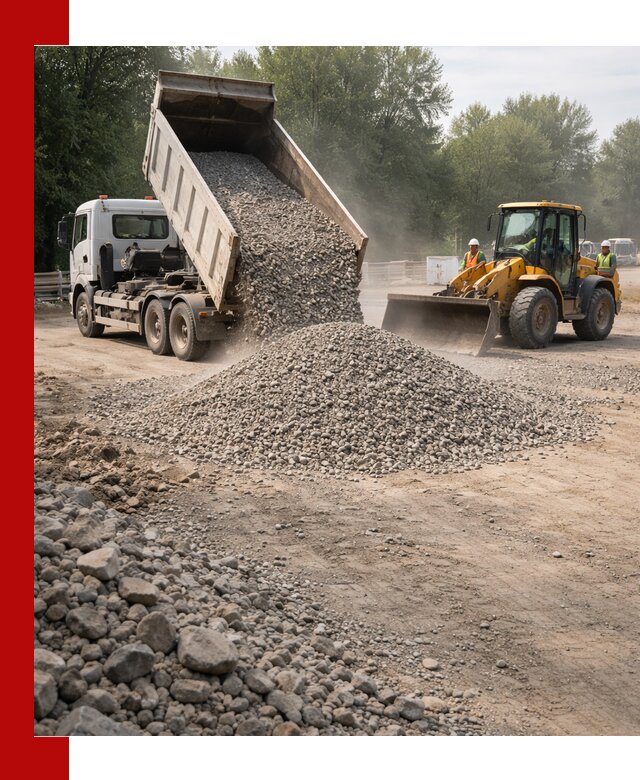 Гравий фракция 5–20 доставка в Советской Гавани оптом и в розницу