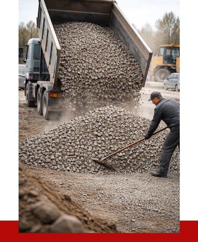 Гравий фракция 20-40 в Советской Гавани от 2597 р. доставка | ПРОНЕРУДСвс