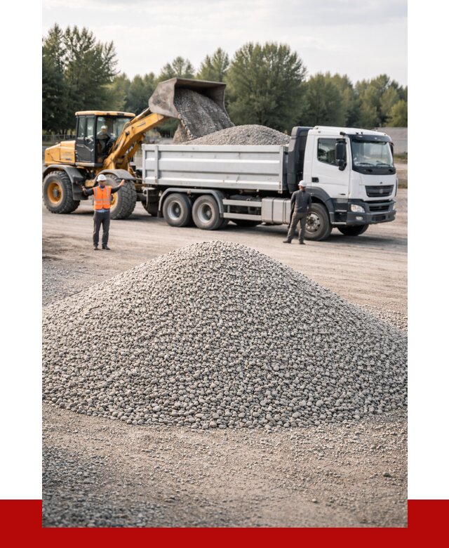 Купить мытый гравий в Советской Гавани от 3636 р, доставка ПРОНЕРУДСвс