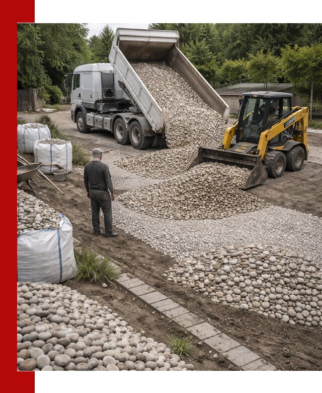 Доставка морской гальки оптом и в розницу в Советской Гавани