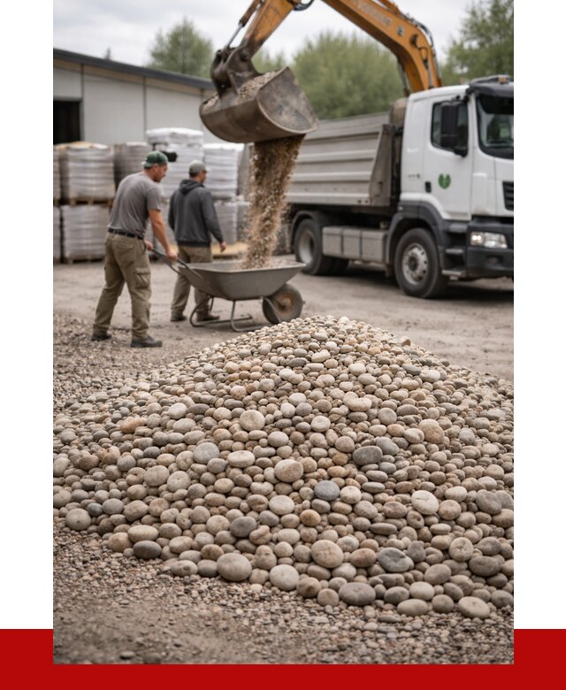 Галька декоративная в Советской Гавани от 3324 р. за куб | ПРОНЕРУДСвс