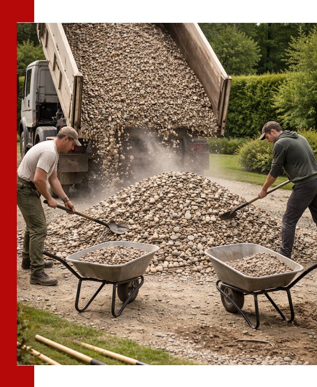 Доставка и продажа декоративной гальки в Советской Гавани