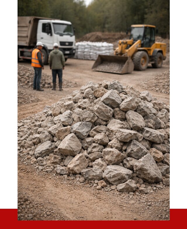 Купить бутовый камень с доставкой в Советской Гавани от 2389 р. | ПРОНЕРУДСвс