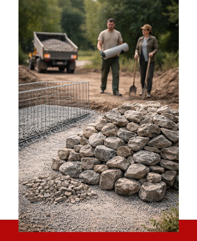 Камень для габионов фракция 100-200 в Советской Гавани от 4987 р. | ПРОНЕРУДСвс