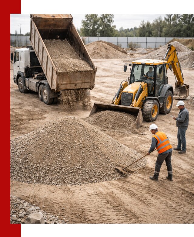 Поставка и доставка ПГС С4 в мешках и самосвалах в Советской Гавани