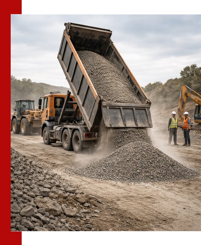 Щебёночно-песчаная смесь ЩПС С1 с доставкой в Советской Гавани