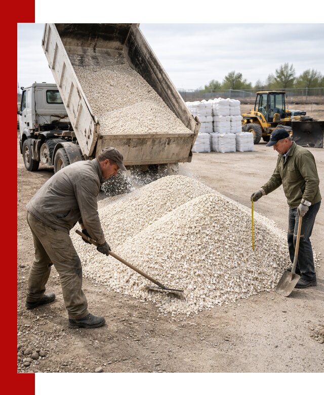 Мраморная крошка с доставкой и разгрузкой в Советской Гавани