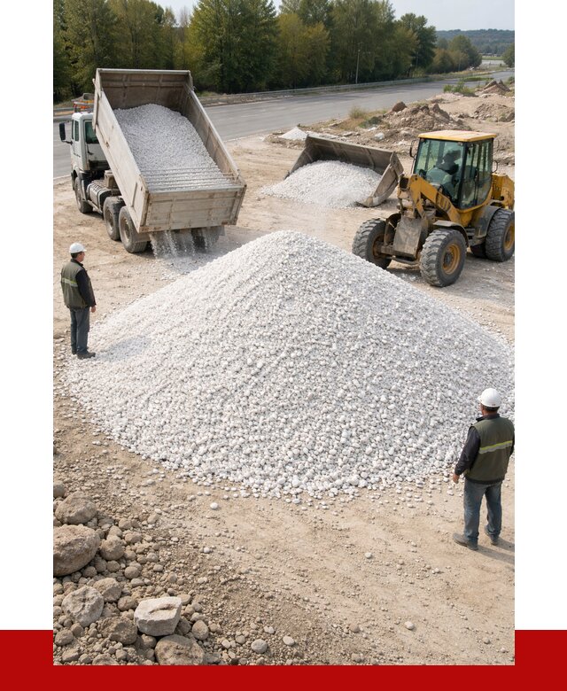 Белая мраморная крошка в Советской Гавани от 4363 р. с доставкой | ПРОНЕРУДСвс