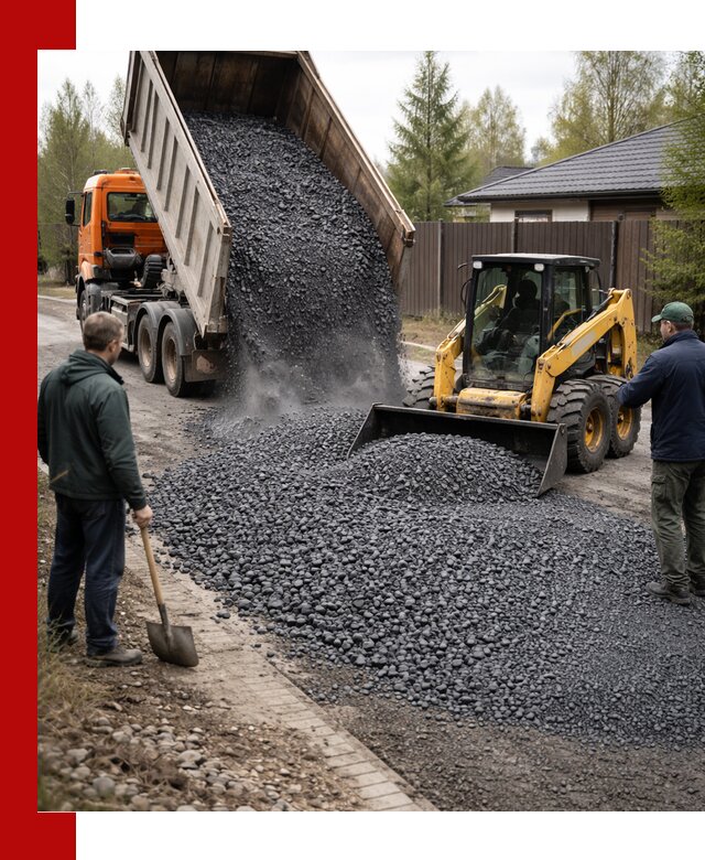 Крошка габбро с доставкой в Советской Гавани для строительных работ