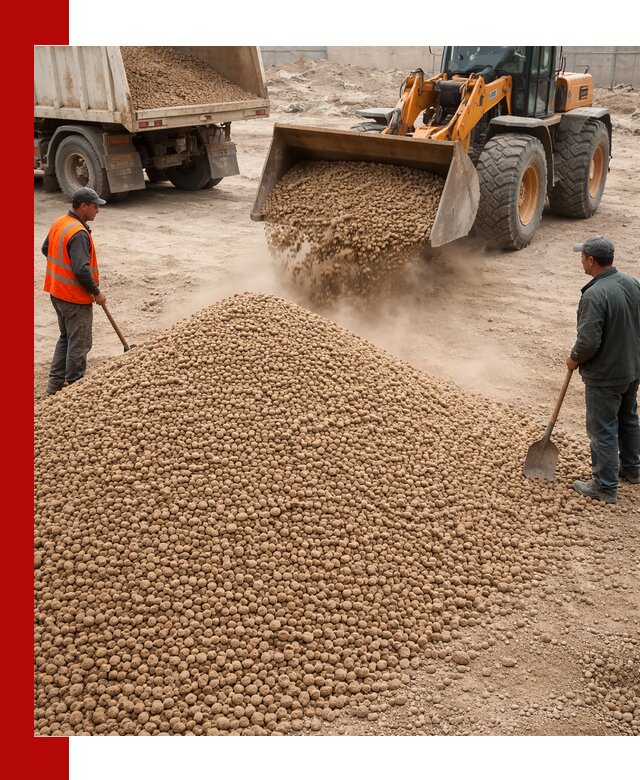 Керамзит фракция 10-20 с доставкой в Советской Гавани